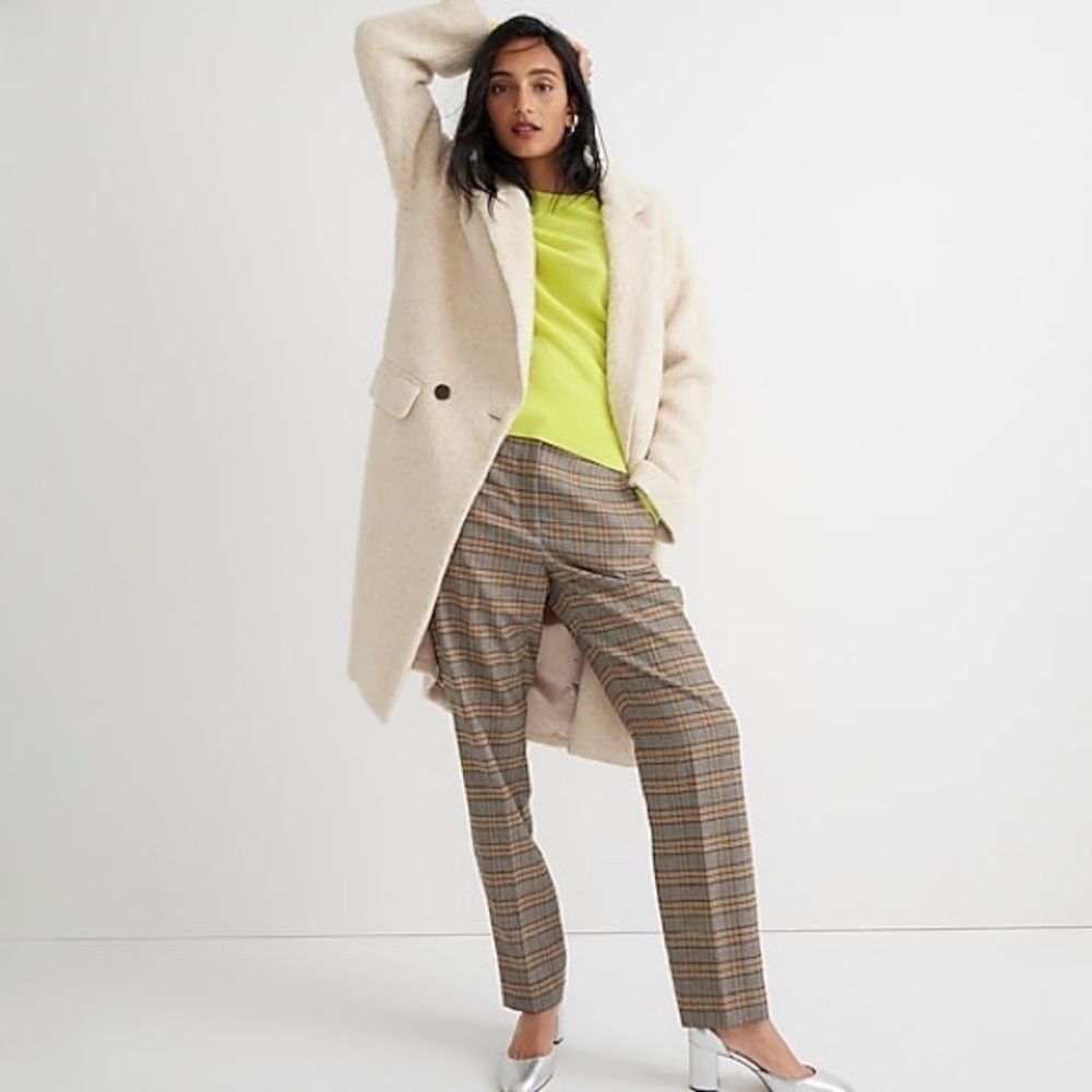 Petite relaxed topcoat in Italian brushed wool blend
Item BA547